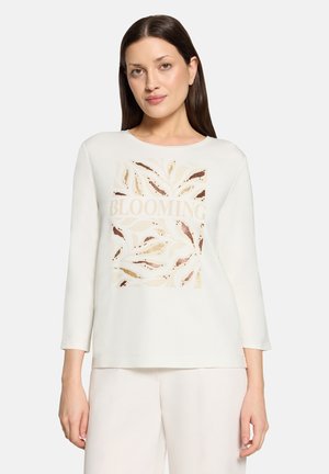 Betty & Co, CASUAL-SHIRT - Long sleeved top - patch cream nature