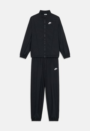 Nike Sportswear TRACKSUIT UNISEX SET - Trainingsbroek - black/white