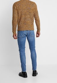 Topman Stickad tröja - mustard yellow