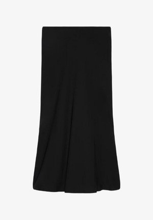 Luisa Viola, GONNA LUNGA IN SILKY TOUCH - Jupe longue - nero