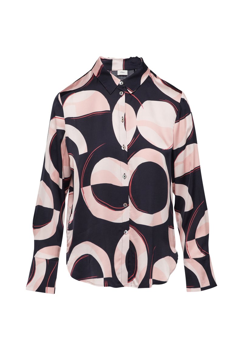 s.Oliver BLACK LABEL Overhemdblouse donkerblauw