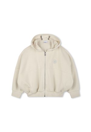 HOODED - Zip-up sweatshirt - vanille