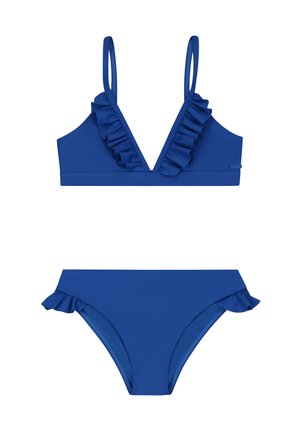 BLAKE FIXED RUFFLE SET - Bikini - blue deep ocean
