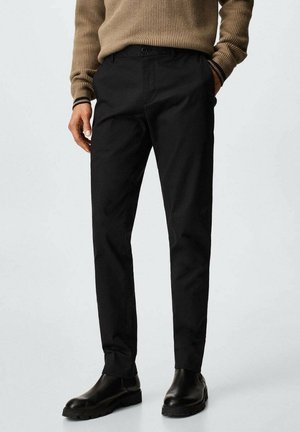 GRAHAM - Chino kalhoty - black