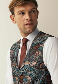Next OCCASION  - Vestă - multi coloured burgundy red paisley