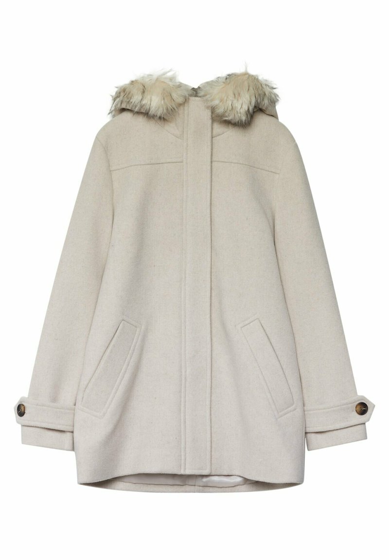 Stradivarius Halflange jas crème