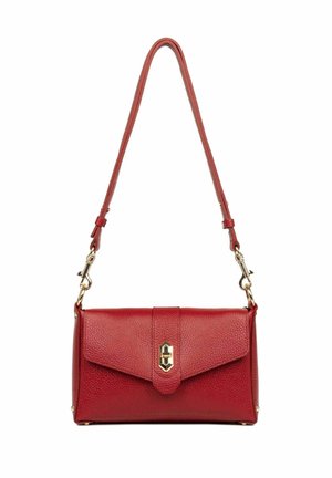 SMALL TOP DOUBLE - Sac bandoulière - carmin  in  blush