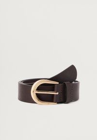 VMBEATRIZ COATED BELT CROCO - Cinto - emperador/gold-coloured