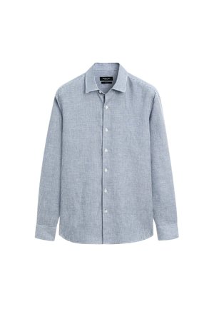 Massimo Dutti, Camicia - mottled dark blue