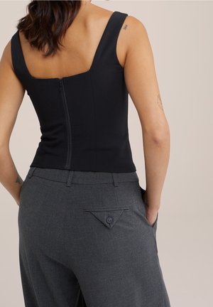 WE Fashion, Débardeur - black