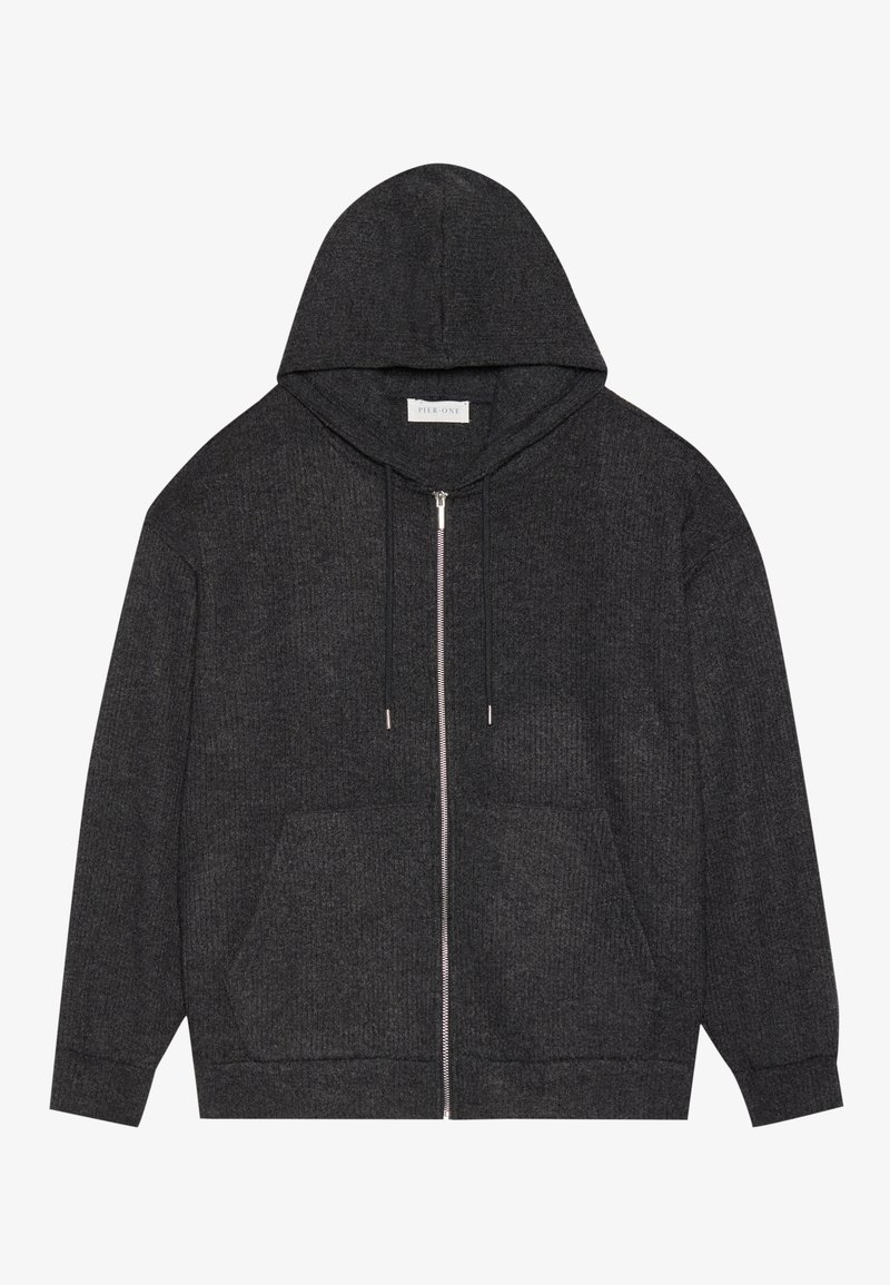 Pier One Vest donkergrijs gemêleerd Pier One Vest donkergrijs gemêleerd