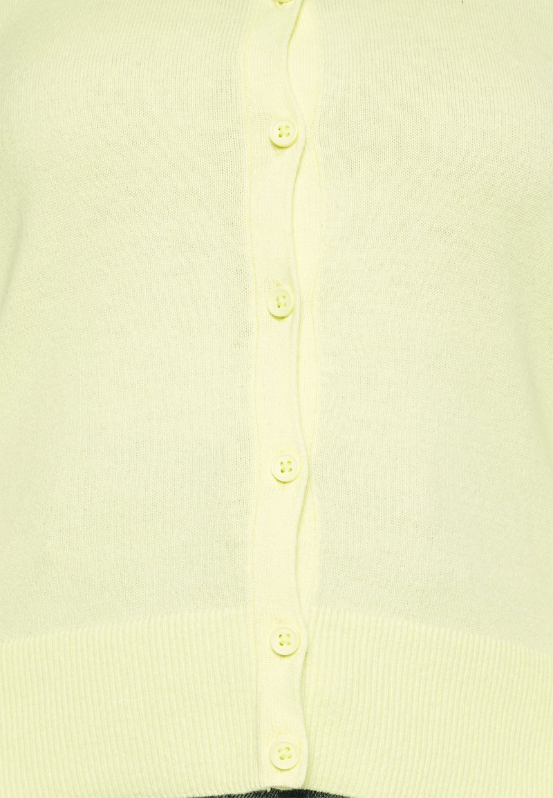 Damen Strickjacken | GAP Petite CREW CARDI Strickjacke soft yellow/gelb - UV64669 Damen Strickjacken | GAP Petite CREW CARDI Strickjacke soft yellow/gelb - UV64669