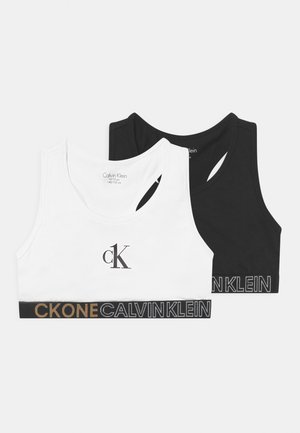 BRALETTE 2 PACK - Korzet - white/black