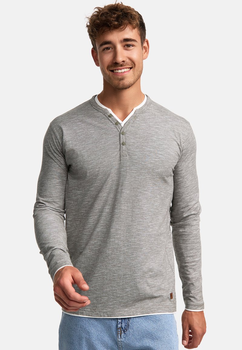INDICODE JEANS COLESON - Top dugih rukava - army