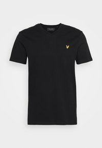 Lyle & Scott - V NECK - T-paita - black Pienoiskuva 1