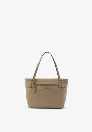 TOM TAILOR, TOM TAILOR BAGS TTWINA L SHOPPER MIT REISSVERSCHLUSS-DETAILS - Shopping Bag - taupe taupe