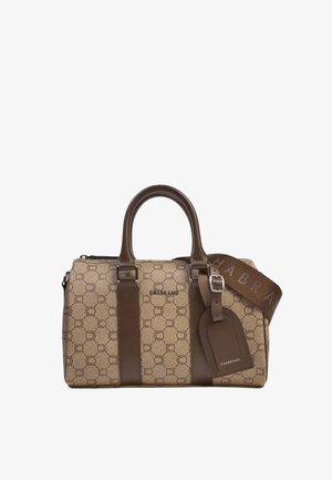 CHABRAND, CHABRAND SACOCHE ICONE TOILE ENDUITE BEIGE MARRON - Weekender - caramel