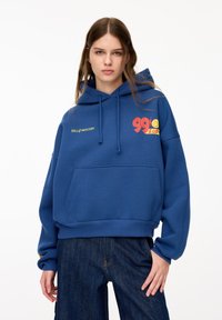 PULL&BEAR - Felpa con cappuccio - dark blue Immagine in miniatura 1