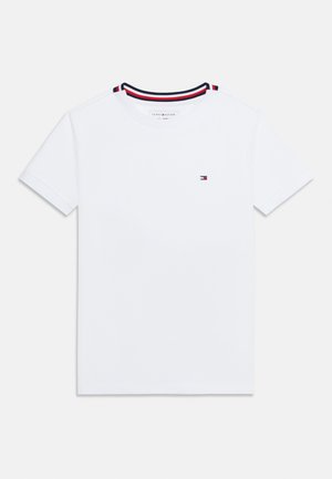 Tommy Hilfiger, TAPE DETAIL UNISEX - T-shirt basique - white
