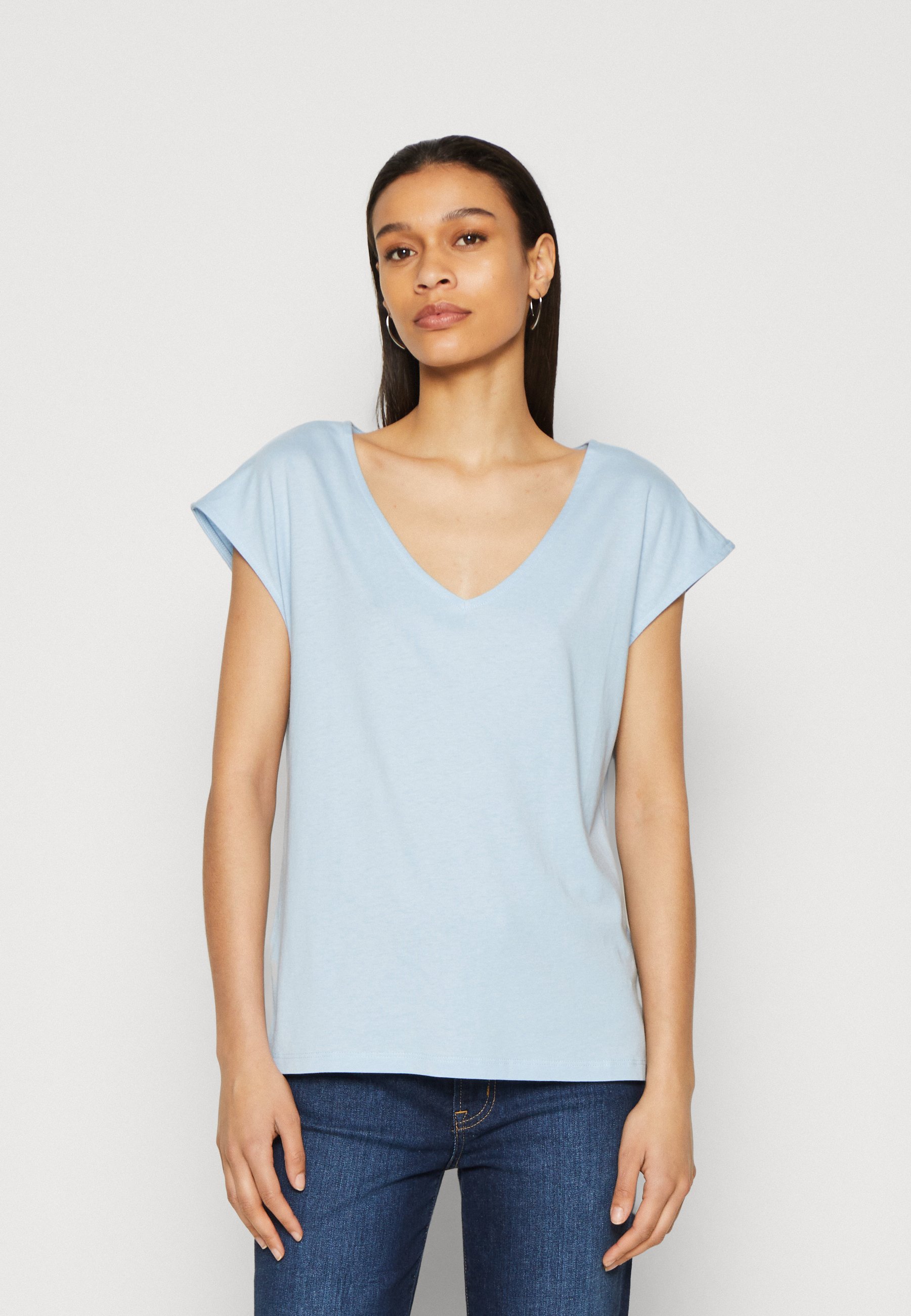 Anna Field TShirt basic light blue/hellblau Zalando.ch