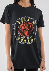 Paradiso Clothing GUNS N' ROSES CIRCLE - Print T-shirt - black