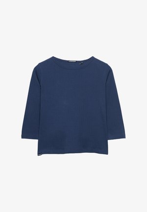 Superdry & Co, SUPERDRY ATHLETIC ESSENTIALS POINTELLE HALF SLEEVE TOP.. - Langærmet T-shirt - standard navy
