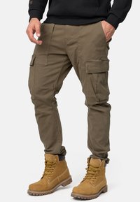 Indicode Uomini Walsh Cargo Pants | Pantaloni Cargo in Cotone
