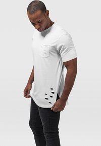 Urban Classics Apdrukāts T-krekls - white