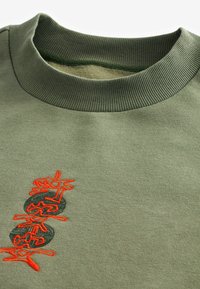 Next PRINTED CREW - REGULAR FIT - Sportinis megztinis - green