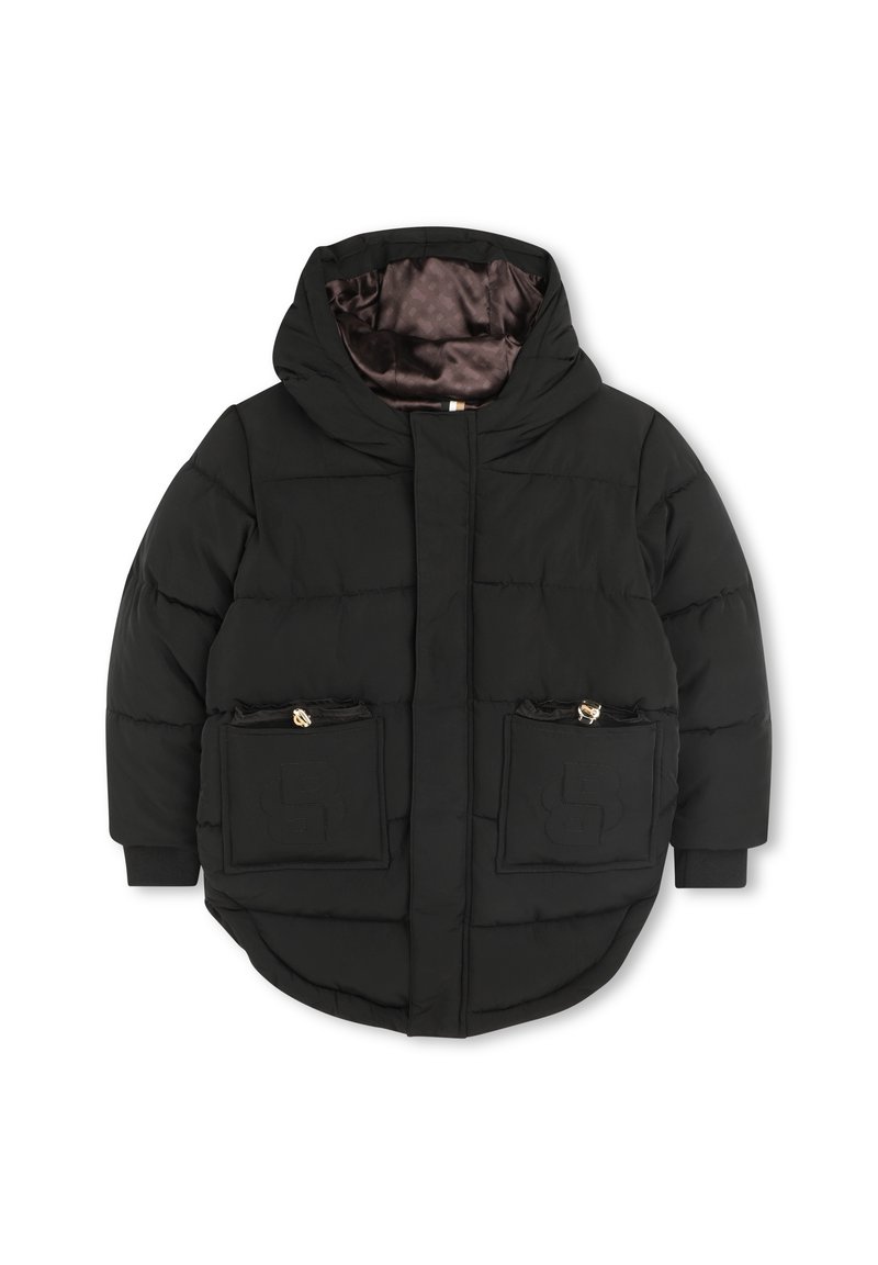 BOSS Kidswear Wintermantel zwart