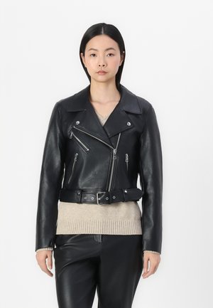 ONLY ONLVERA BIKER - Keinonahkatakki - black