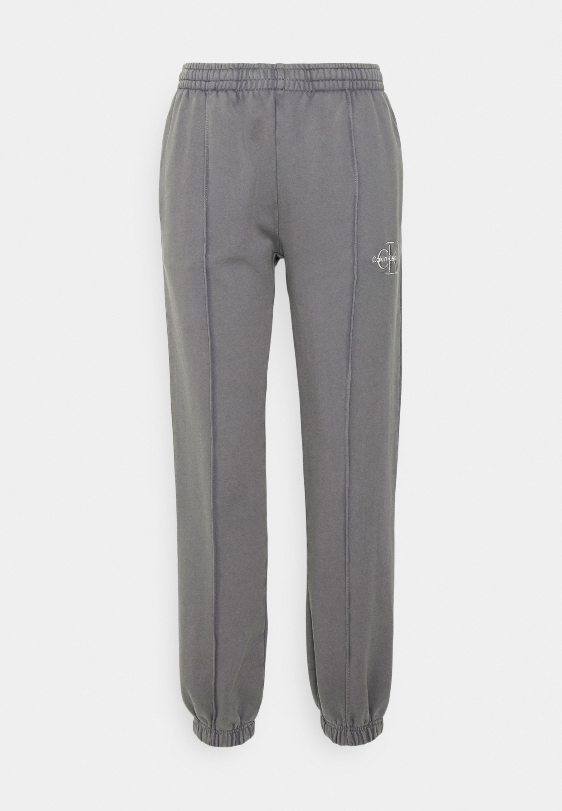 Calvin Klein Jeans OFF PLACED MONOGRAM PANT - Pantaloni sportivi -  black/nero - Zalando.it