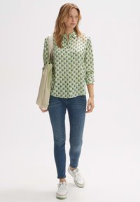 OPUS FALKINE FRESH - Button-down blouse - avocado