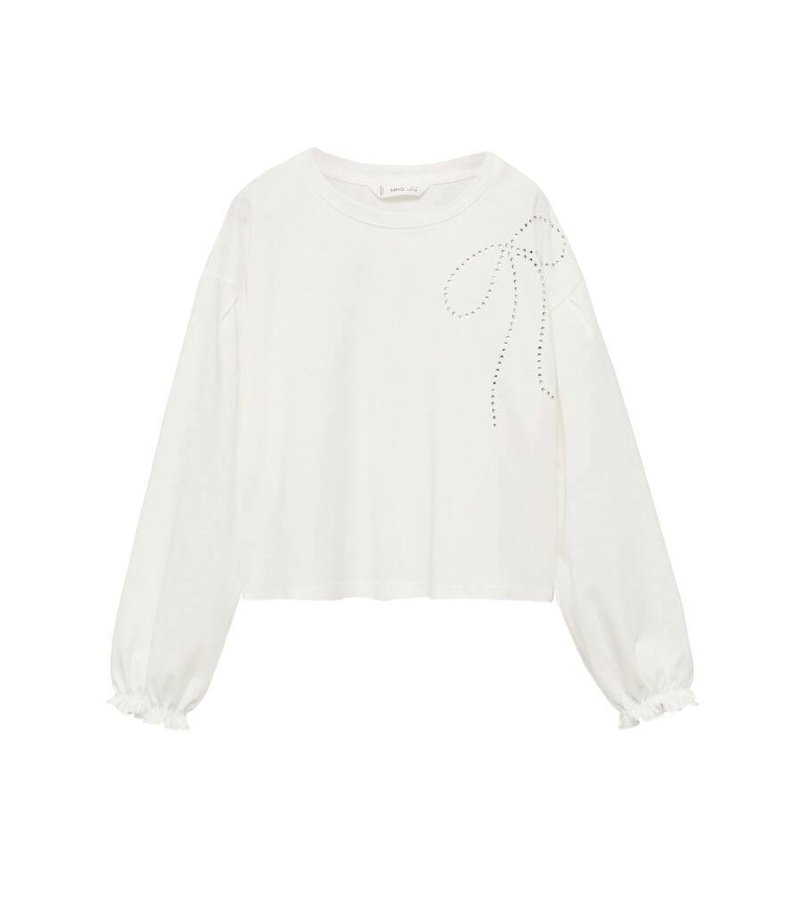 Mango Kids Longsleeve crème