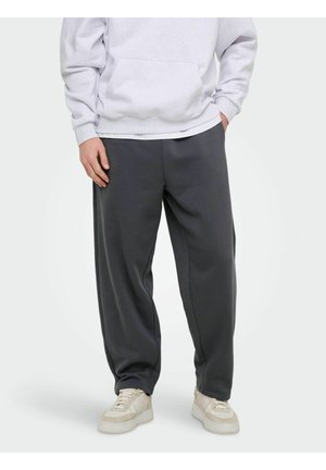 ONSCERES WIDE PANT - Joggebukse - grey pinstripe