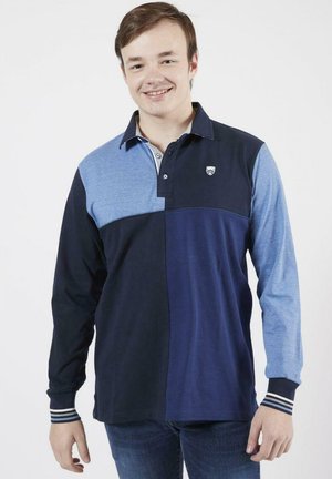 POLO MANCHES LONGUESS JARDIN D’HIVER QUADR - Polo - bleu marine bleus