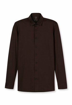 "24/SEVEN" MODERN FIT LANGARM - Hemd - schwarz-braun