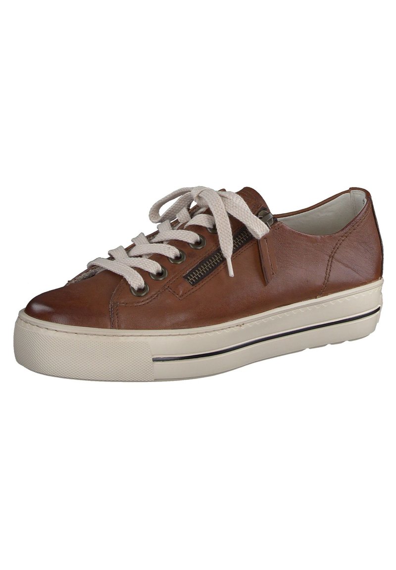 Paul Green Zapatillas - washed kid cognac