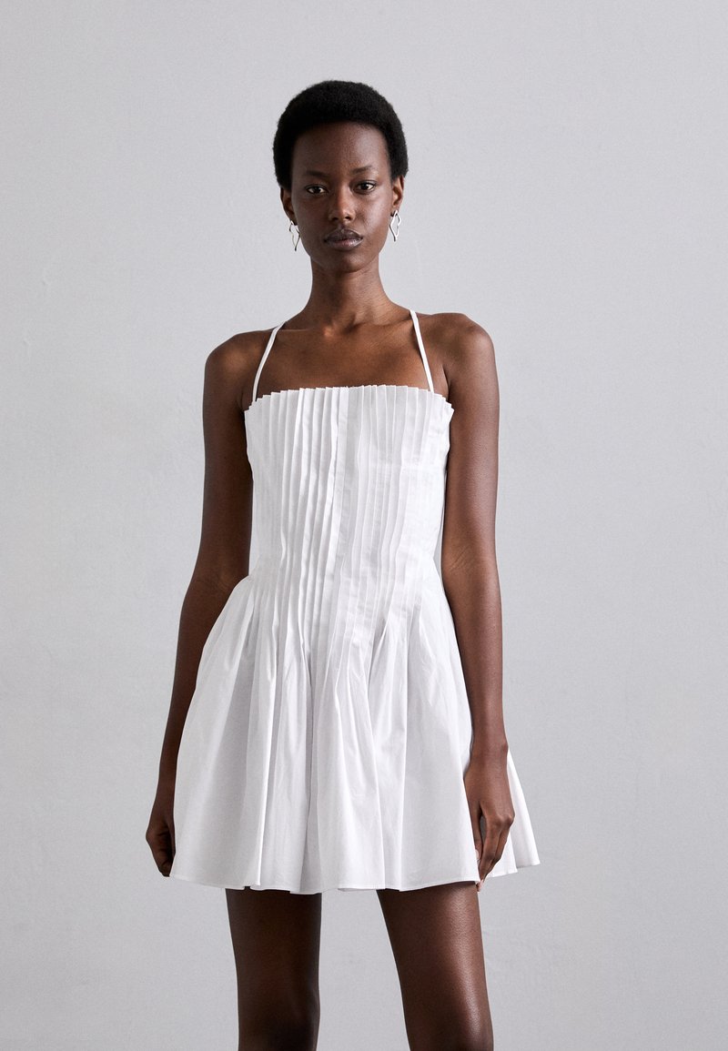 STAUD - MINI BELLA DRESS - Robe de soirée - white, Agrandir