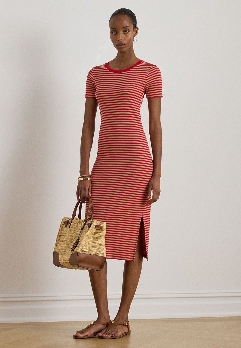 red and tan dress Long Red And Tan Dress MIDORI MIDI BANDAGE DRESS CHERRY Tiger Mist USA