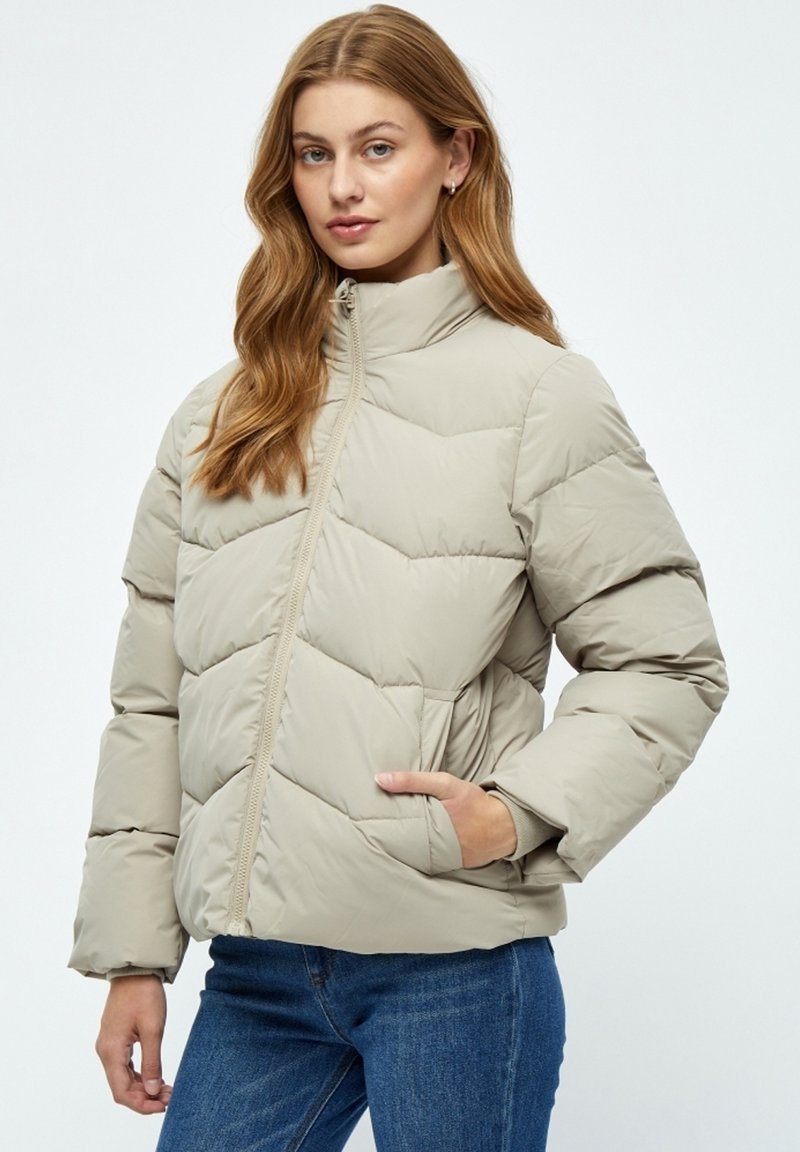 PEPPERCORN PCGENAYA Winter jacket pure cashmere/beige Zalando.ie