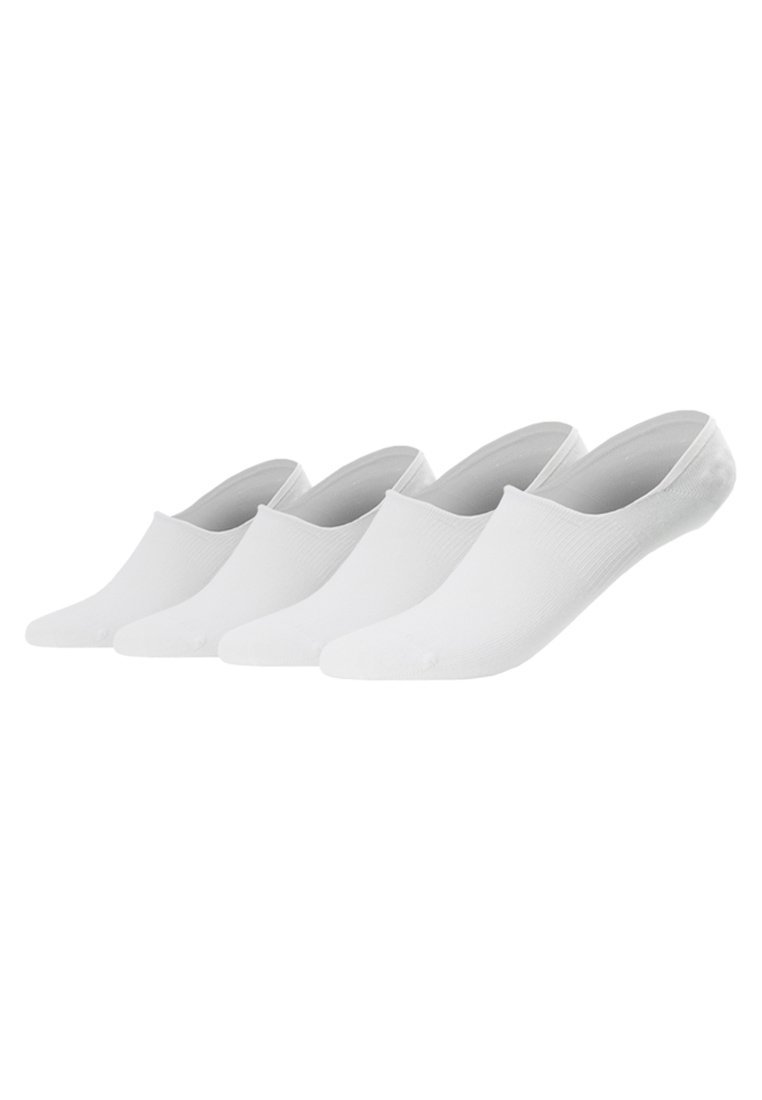 camano INVISIBLE LOW FOOTIES UNISEX PACK Calze white/bianco