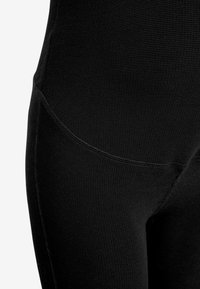 Self. MATERNITY WAFFLE  - Leggingek - Nadrágok - black
