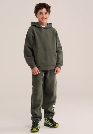 WE Fashion, BLUE RIDGE - Sweat à capuche - army green