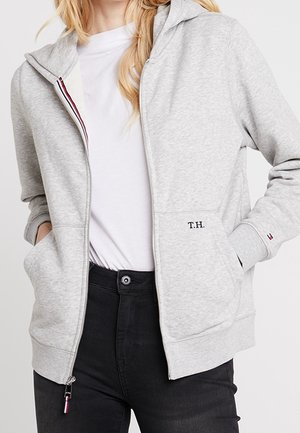Sweater met rits - grey