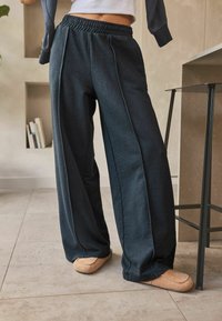 Next WIDE LEG JOGGERS - Tréningruha alsók - washed blue
