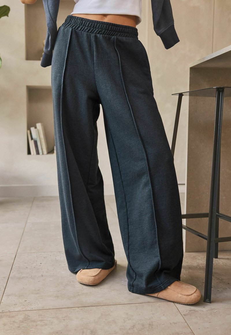 Next WIDE LEG JOGGERS - Tréningruha alsók - washed blue
