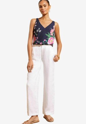 V NECK FRONT BACK -REGULAR FIT - Felső - blue