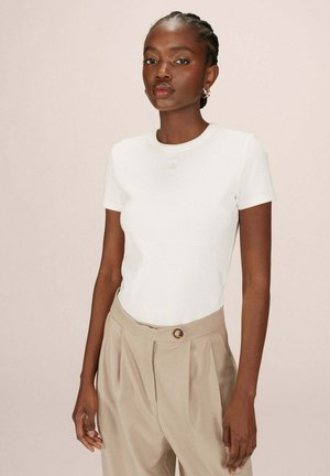 COL ROND  SURE - T-shirt basique - ivoire