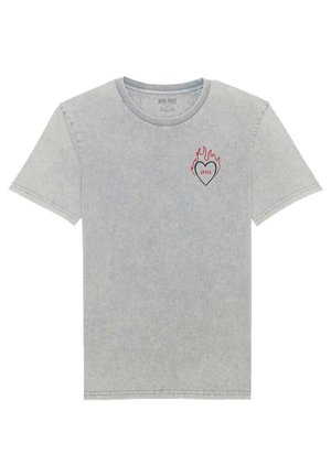 Mira Paris LOVER VINTAGE UNISEX - T-Shirt basic - mottled grey